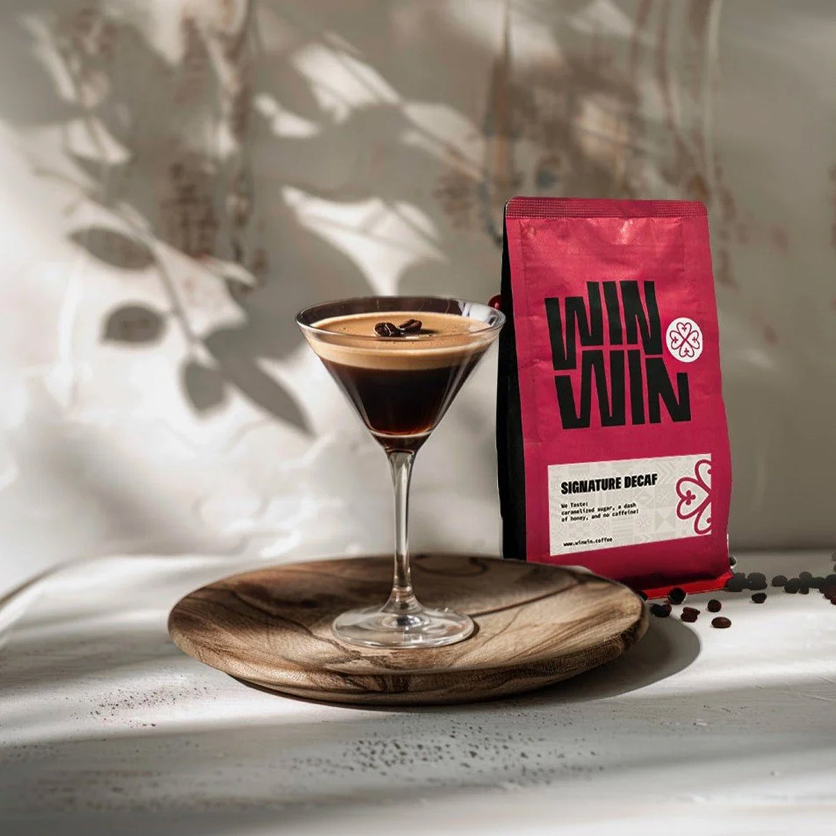 Win Win Coffee cherry Espresso Martini