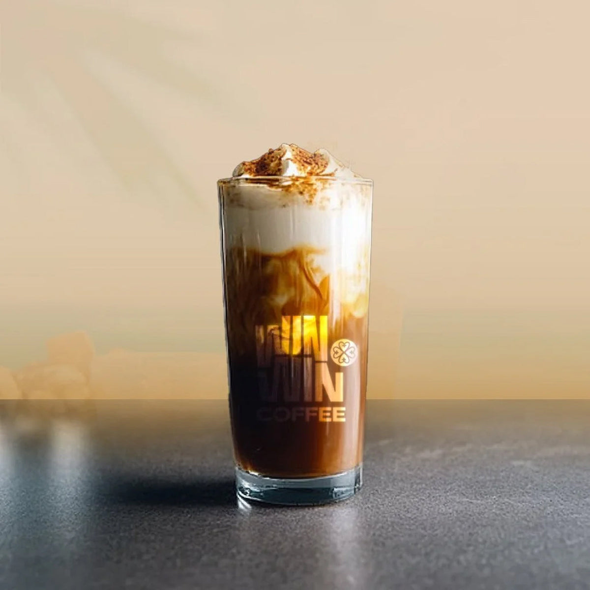Win Win Frozen Espresso Mango Smoothie