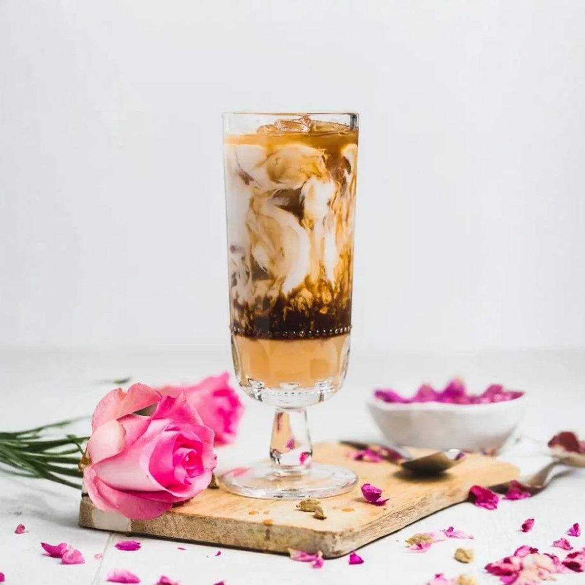 WIN WIN Rose Cardamom Latte (Hot or Iced)