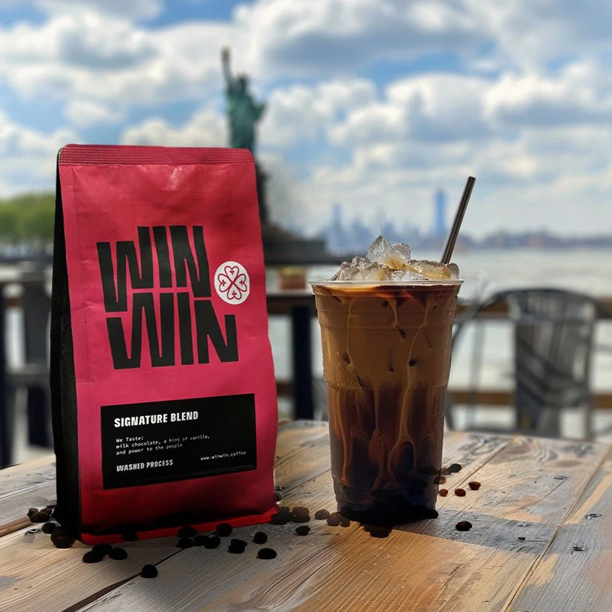 Win Win Freddo Espresso (Greek Iced Coffee)