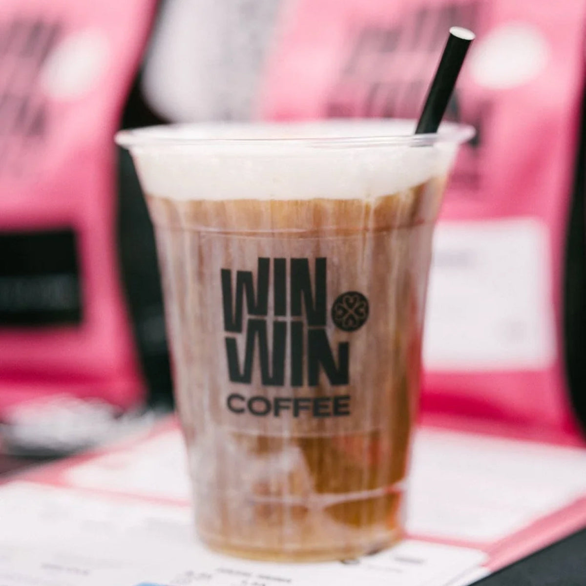 Win Win Iced Vanilla Latte
